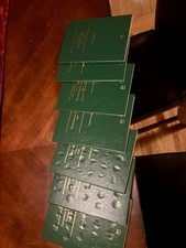 Classic Green Collectors Coin Books Lot Of 7 In Total Protect Your Investments