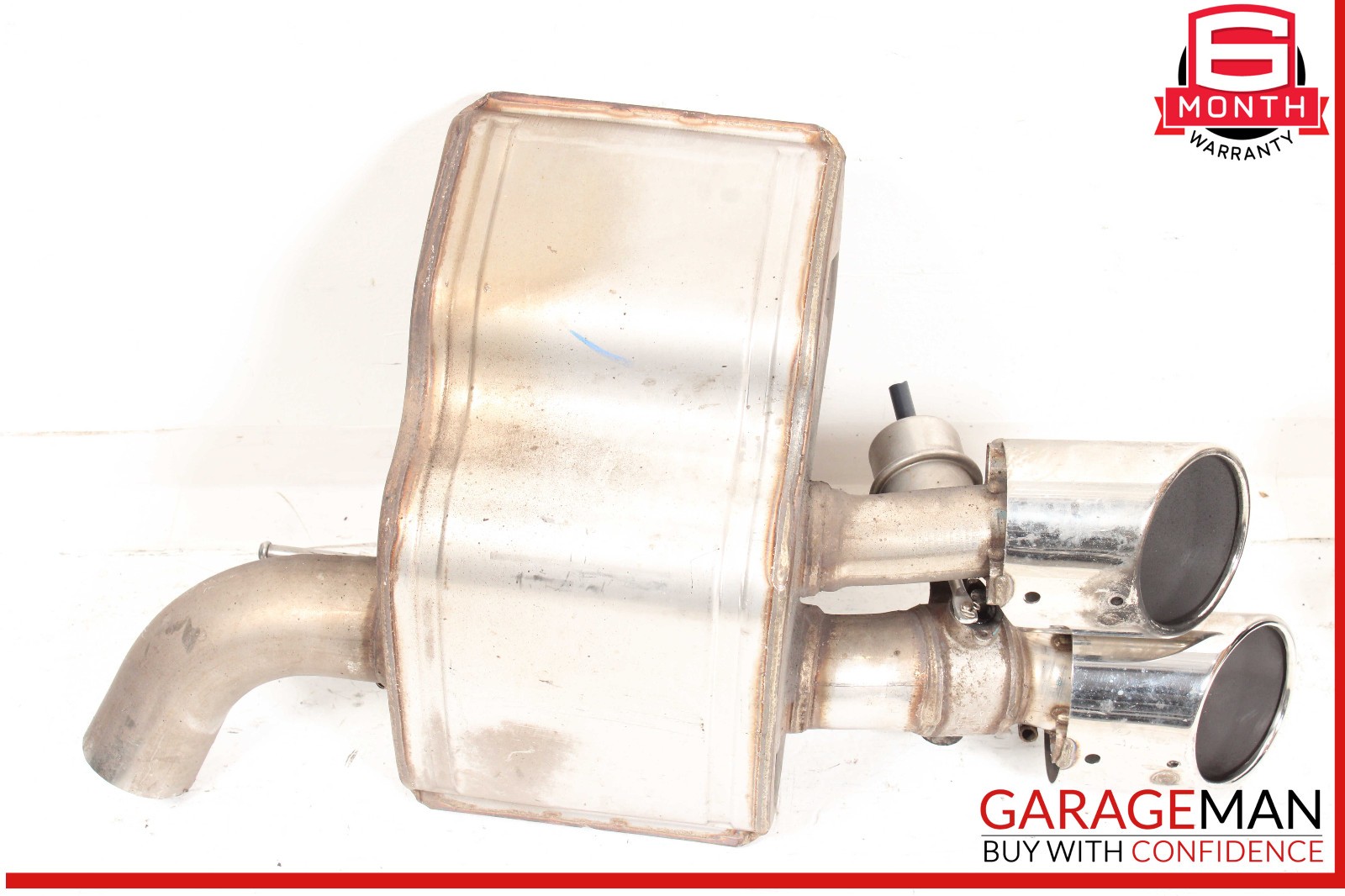 14-17 Maserati Ghibli Rear Left & Right Side Exhaust Muffler Tip Pipe Set of 2