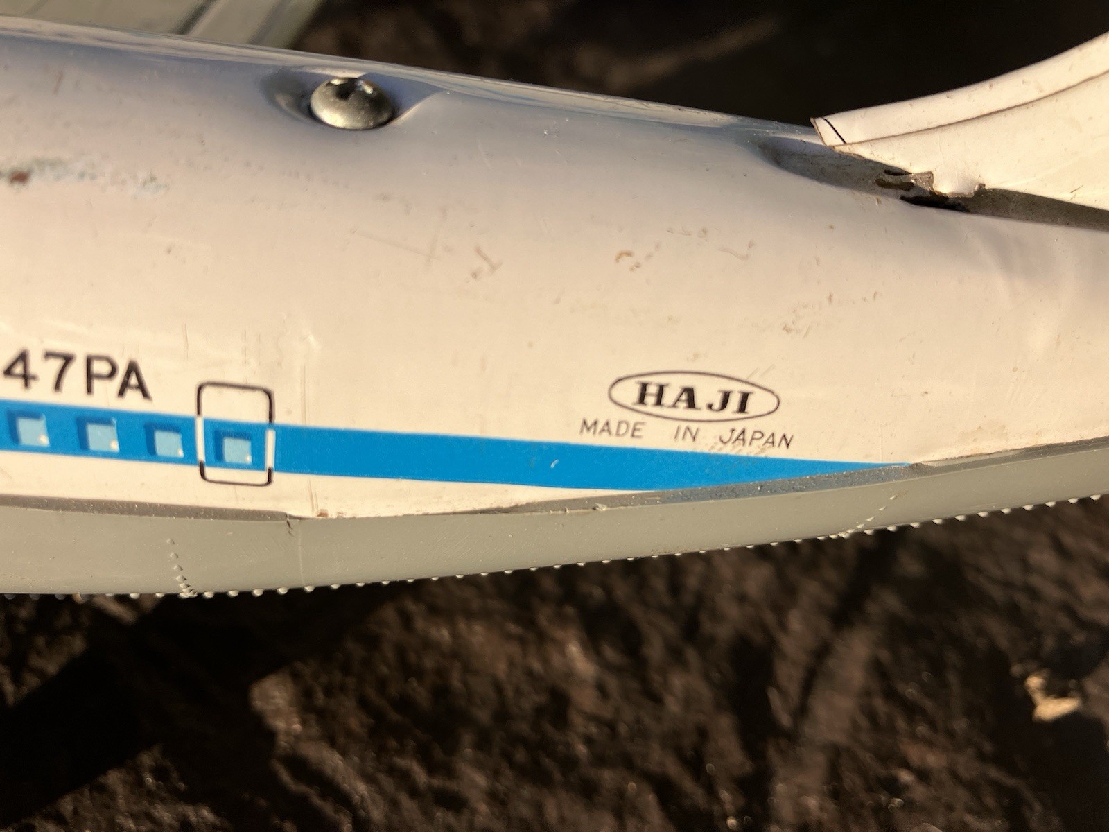 Pan Am Air Tin Toy Boeing 747 Battery Operated Jet Japan Lithograph original box