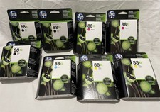 Lot of 8 Genuine HP 88XL Original Ink Cartridge Exp.2018