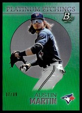 2021 Bowman Platinum Etchings Green Austin Martin 37/99 #PET-3