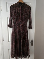 All Saints small long shirt dress with slip