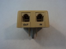 Standard Secondary Telephone Protector Almond In Out 949