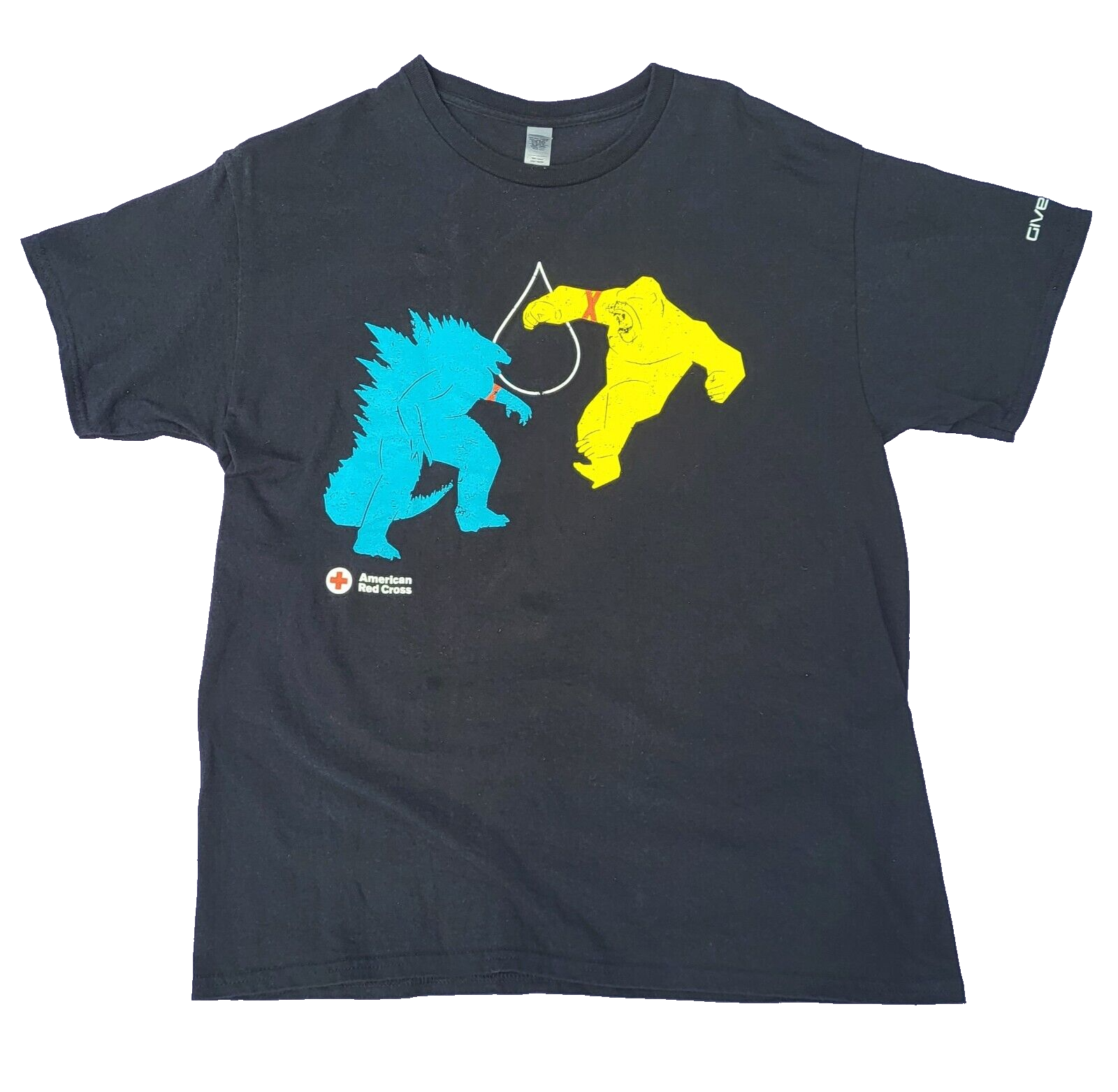 American Red Cross Godzilla vs Kong The New Empire Promo Tee Size Large