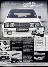 Vw Golf 1 Zender Original Advertising From 1981 Full Page