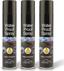 3 x Waterproof Spray Shoe & Fabric Protector Leather Suede Boots Repellent 300ml