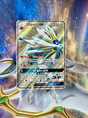 Solgaleo GX 143/149 Holo Full Art Ultra Rare Pokémon TCG Sun & Moon