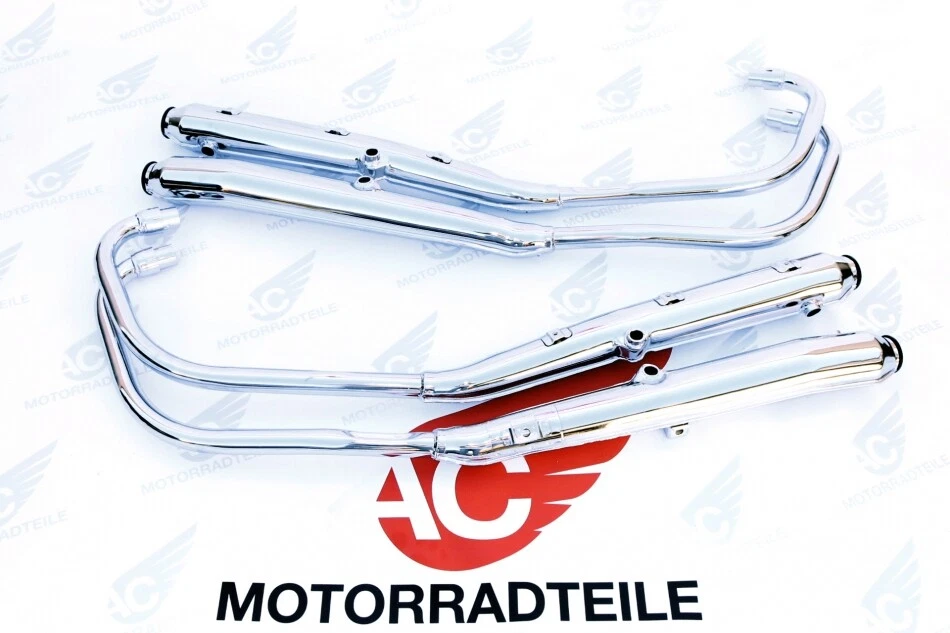 Honda CB 750 Four K2-K6 Exhaust Muffler Set 4-4 Reproduction HM341