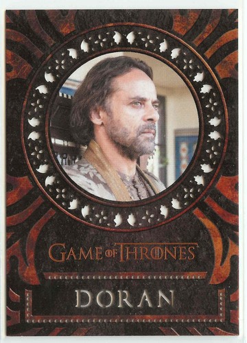Tarjeta de corte láser Game of Thrones aniversario de hierro S2 #L76 Doran Martell