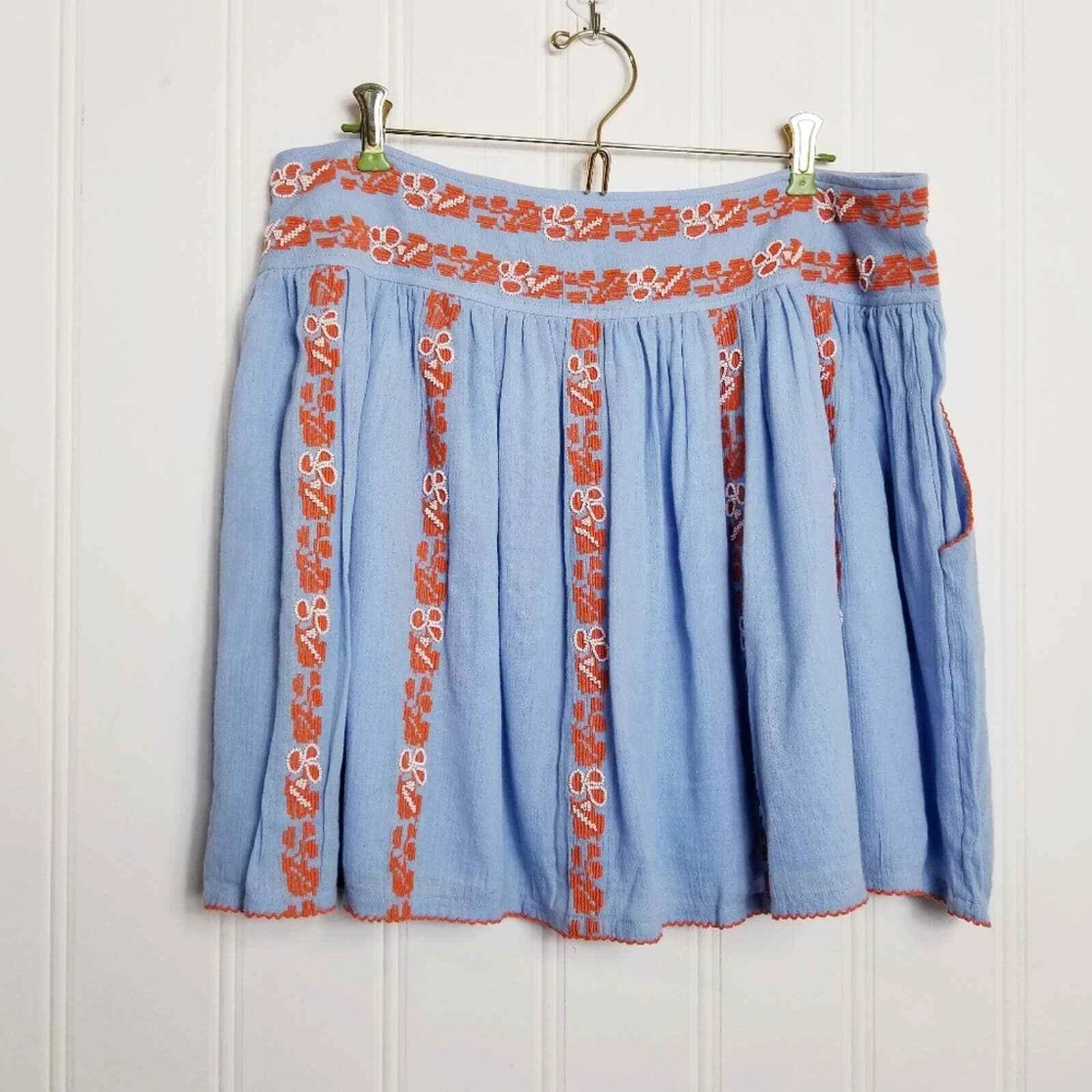 Minigonna Tory Burch Alexandria Dirndl con perline