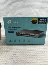 TP-Link TL-SG108 8-Port 10/100/1000 Mbps Gigabit Ethernet Desktop Switch