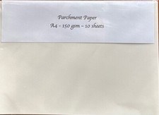 Parchment Paper  A4 -150gsm - 10 Sheets