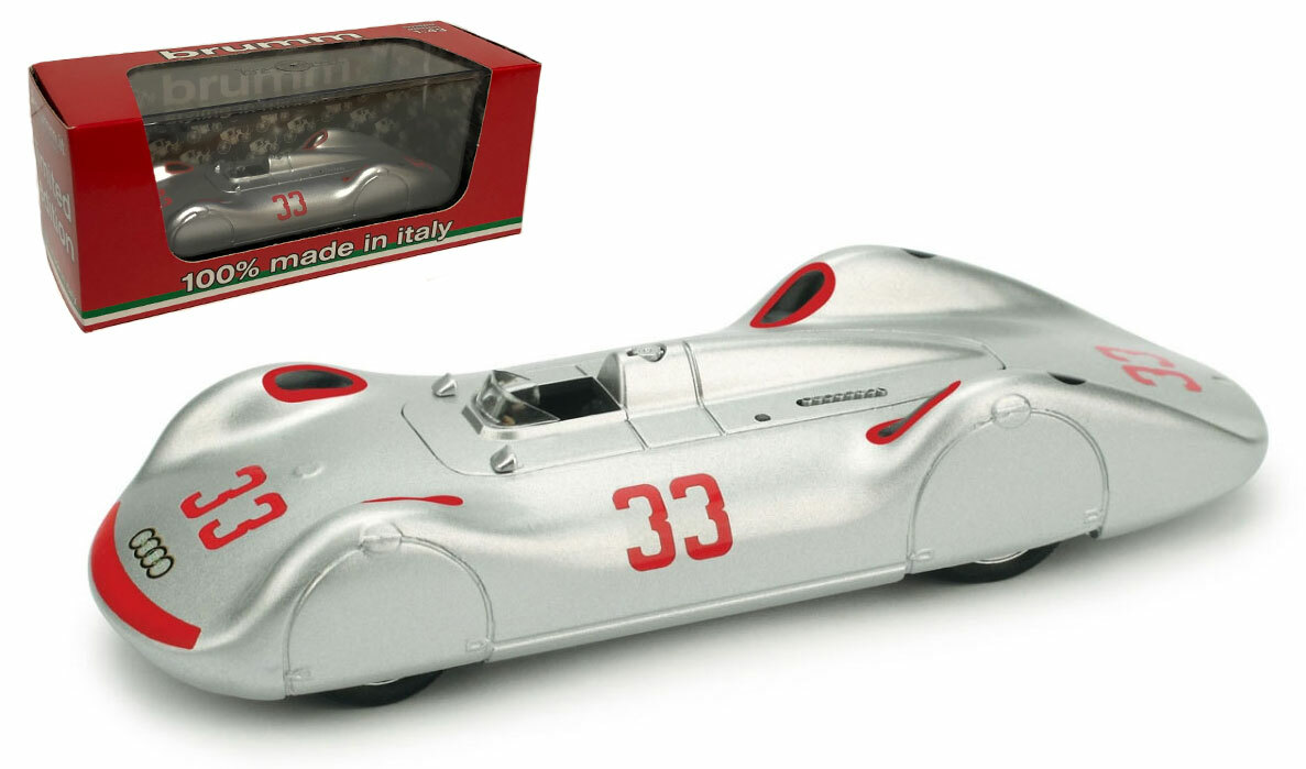 Brumm R353B Auto Union Type C Streamliner Avusrennen 1937 - L Fagioli 1/43 Scale