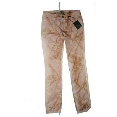 Exit Brooklyn Damen super stretch Chino Hose Sommer 36 S W28 L32 gemustert NEU
