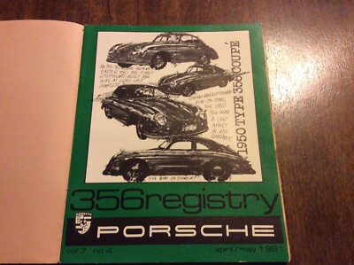 Porsche 356 Registry vol 7 no 4 april/may 1981