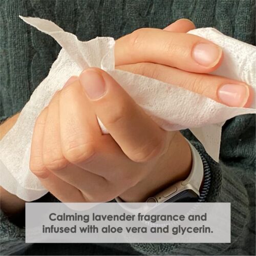 NEATwipes Hand Sanitizing Wipes - Travel Size, Lavender & Aloe, 24 Pack - Picture 4 of 6