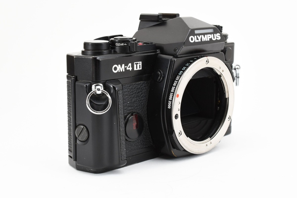 N MINT] Late model Olympus OM-4 Ti OM4 Black 35mm SLR Film Camera