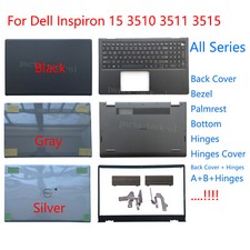 New For Dell Inspiron 15 3510 3511 Back Cover/Bezel/Palmres/Bottom/Hinges Cover