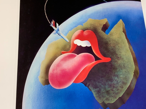 ROLLING STONES 1973 AUSTRALIAN TOUR 1994 LITHO POSTER SIGNED & NUMBERED N/M - Picture 5 of 8