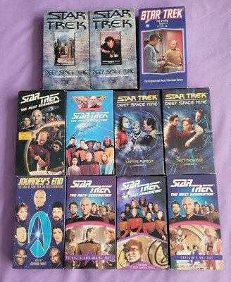 Star Trek Deep Space Nine - The Next Generation - The Deadly Years Vhs Lot of 11