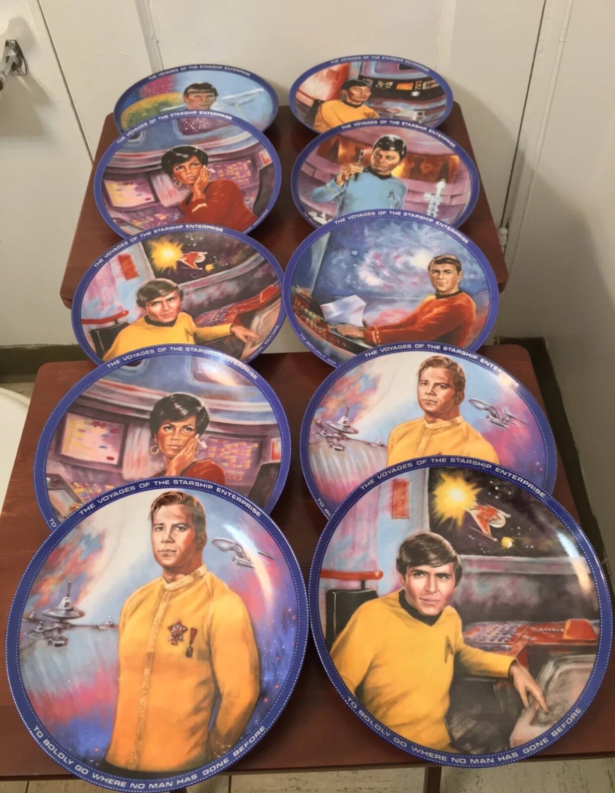 Star Trek Plates Of 1966,1983 Hamilton Collection eBay