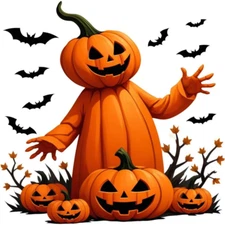 30 Custom Halloween Jack Character Personalized Address Labels