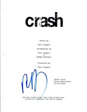 Paul Haggis Signed Autographed CRASH Movie Script COA VD
