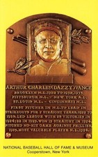 Arthur Charles Dazzy Vance National Baseball Hall of Fame & Museum