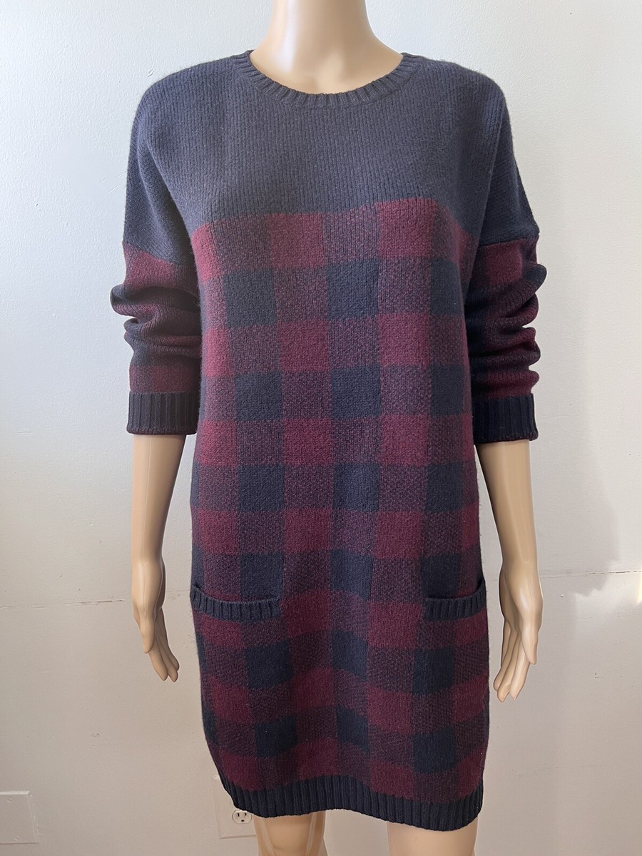 Sweater Dress Jack Wills Navy and burgundy Size 8 Long Sleeve Sweater Dress Jack Wills Navy and burgundy Size 8 Long Sleeve
