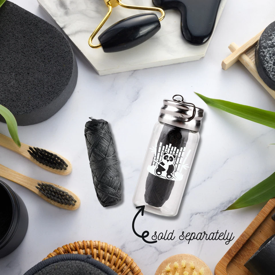 Repuesto de hilo dental BOONBOO, hilo tejido de carbón de bambú, 8 cabezales, como nuevo Foto 3 de 4