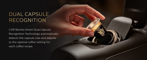 Nueva máquina de cápsulas de café y espumador de leche PHILIPS L'OR BARISTA - Imagen 8 de 14