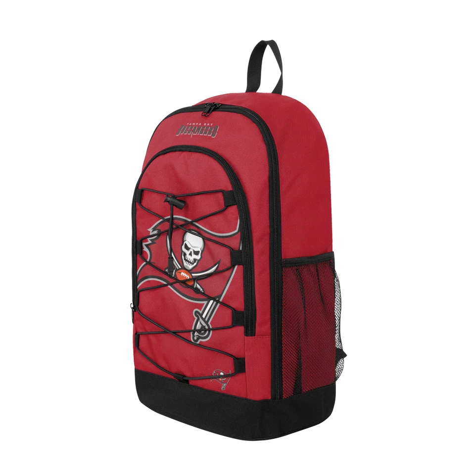 NFL Tampa Bay Buccaneers Big Logo Bungee Rucksack Backpack Tasche Bag Football - Bild 2 von 4