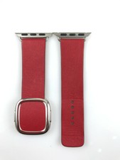Original Apple Watch Modern Buckle leather band 40mm 41MM 42MM Ruby Red Medium M