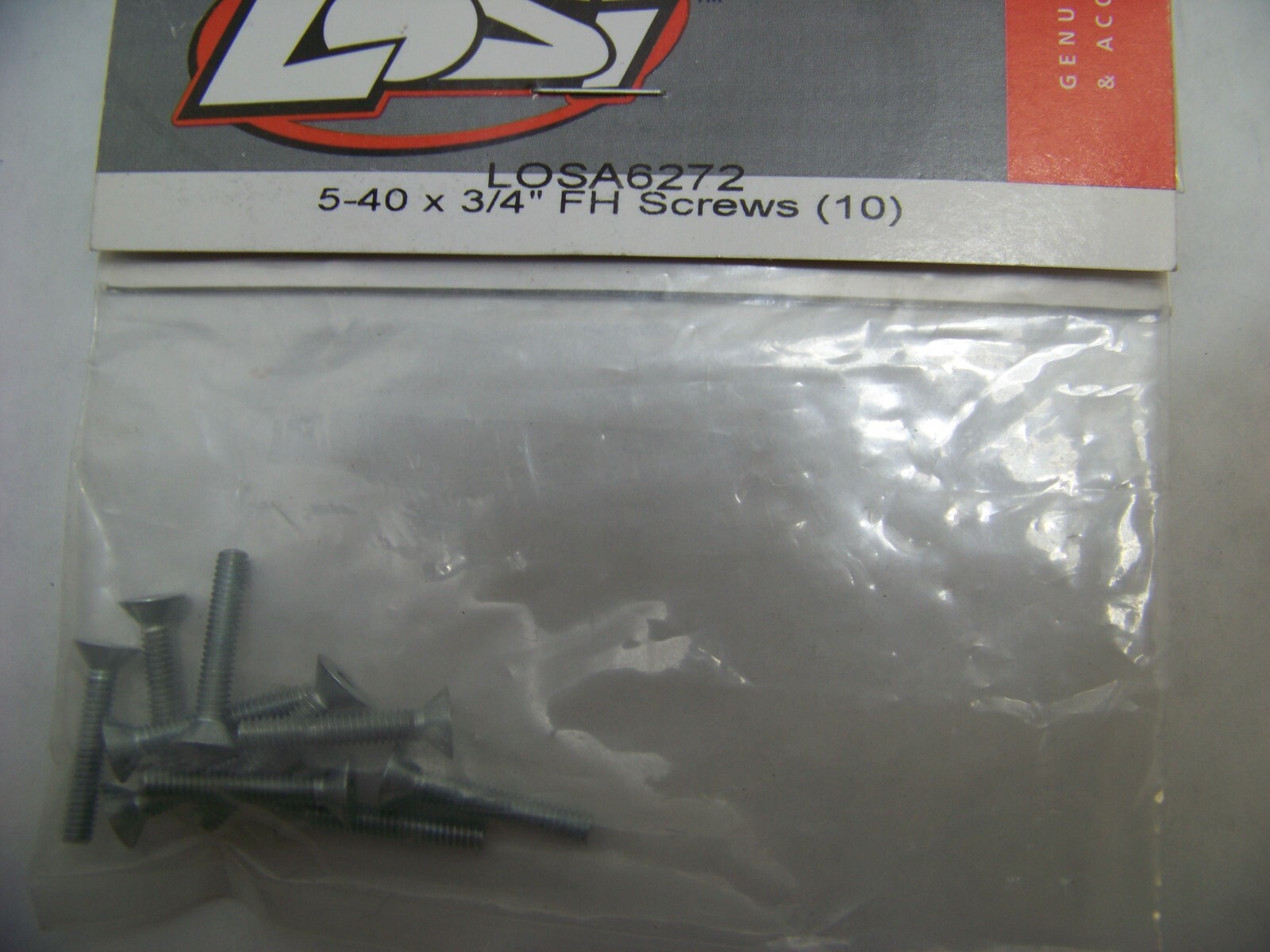 LOSI Flachkopfschrauben 5-40 X 3/4 Zoll – 10 Stück, Passend Für Modellbau & RC-Modelle