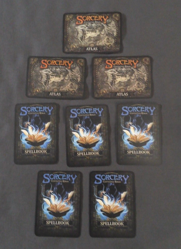 SORCERY TCG 8 card LOT 3 Sites 5 Spellbook cards. All NM Pack Fresh.. - Picture 2 of 2