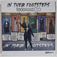 1000 Piece Puzzle Jigsaw In Their Footsteps Women Who Made History Kamala Harris