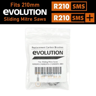Carbon Brushes for Evolution R210SMS R210SMS+ 210mm Sliding Mitre Saw