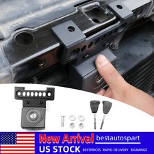 1pcs Car Anti-theft Locking Hood Latch With Keys For Jeep Wrangler Jk 2007-2017 1pcs Car Anti-theft Locking Hood Latch With Keys For Jeep Wrangler Jk 2007-2017