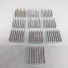 NJ STOCK  10pcs 20 x 20 x 6mm Heat Sink Cooling Aluminum Heatsink CPU IC LED