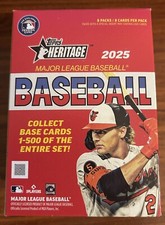2025 Topps Heritage Blaster EMPTY Box-No Cards Free Shipping