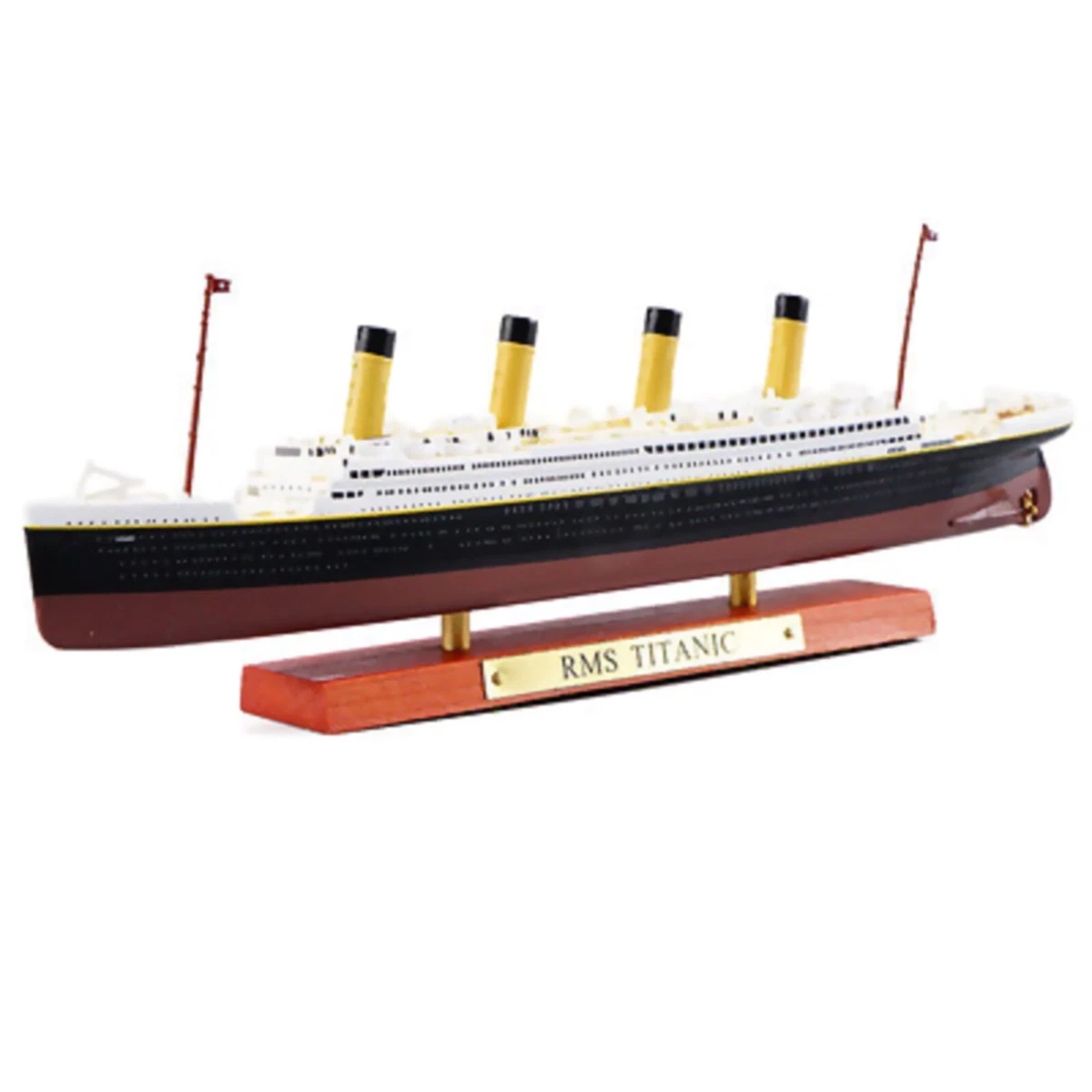 White and Yellow 1 1250 Diecast TITANIC Cruise Ship Boats Boat Alloy Model