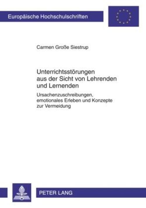 Thumbnail - Unterrichtsstörungen Aus Der Sicht Von Lehrenden Und Lernenden |