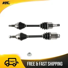 2X Front CV Axle Shaft Assembly LH & RH For Ford Focus 2006-11 Manual Trans