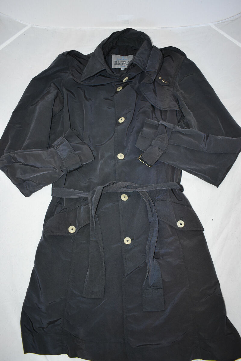 Vivienne Westwood MAN Navy Blue Button Trench Coat Mac Vivienne Westwood MAN Navy Blue Button Trench Coat Mac