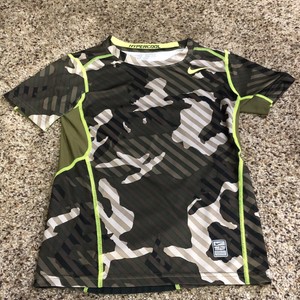 nike pro combat camo shirt