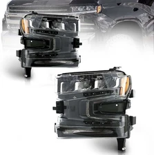 LED Headlight HeadLamp RH LH Driver Passenger For 2019-2021 Chevrolet Silverado