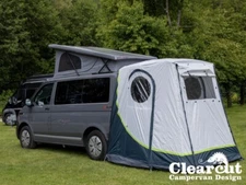 Rear Tailgate Awning VW T5/T6 Reimo "Upgrade Model", Camping Tent with Windows