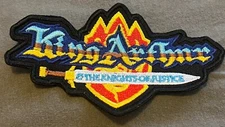 KING ARTHUR and the KNIGHTS OF JUSTICE Patch Emblem action figure logo
