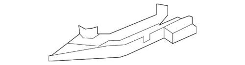 Refuerzo de fascia de parachoques lado conductor para GM Chevrolet Malibu 2008-2012 (P/N 15823709)