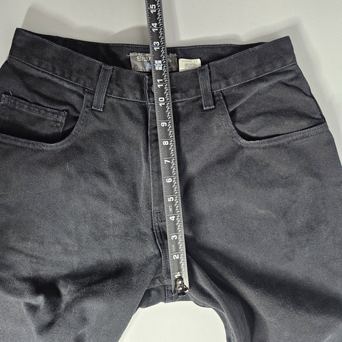 Vintage Levis Silver Tab Jeans Black Y2K Baggy Fit Denim Skater Punk Black Label - Picture 5 of 19